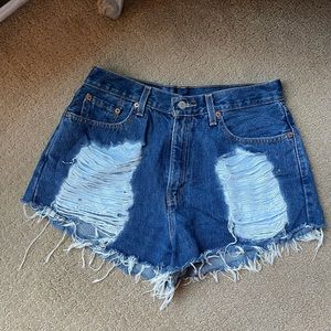 Vintage Levi cutoffs